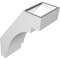 Ekena Millwork 5 1/2-in. W x 10-in. D x 14-in. H Merced Architectural Grade PVC Knee Brace BRCP055X10X14MRC - alternate 3